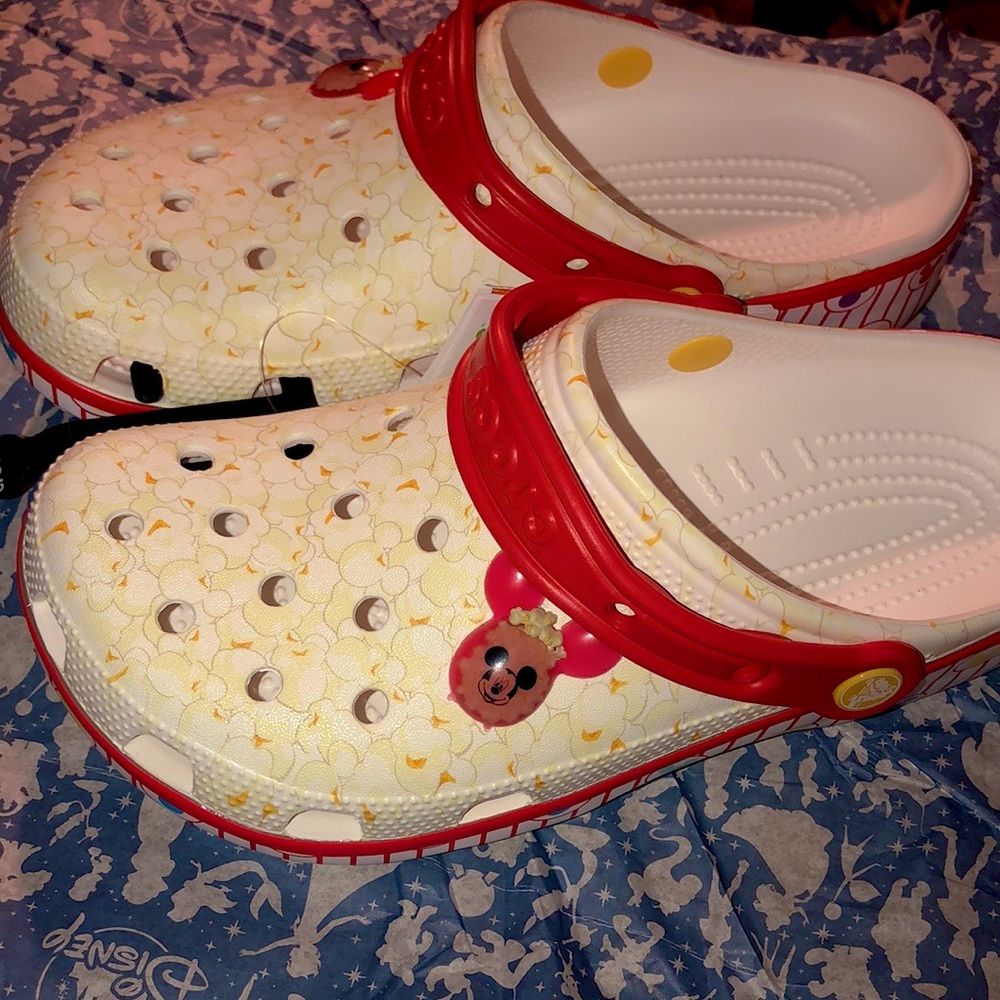 Disney Disneyland Popcorn Crocs